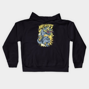 Funny deep sea monsters Kids Hoodie